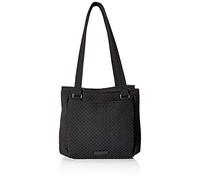 Vera Bradley Polyester Multi-Compartment Shoulder Bag, Borsetta Donna, Nero Classico, Taglia Unica