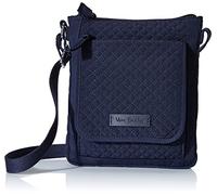 Vera Bradley Polyester RFID Mini Hipster Crossbody, Tracolla Donna, Blu Navy, Einheitsgröße