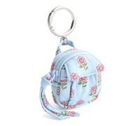 Vera Bradley Portachiavi da donna in cotone di alta qualità, originale, per zaino o borsa, Narciso Ditsy, Taglia unica