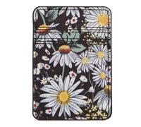 Vera Bradley Portafoglio adesivo per telefono da donna, accessorio tecnico, Margherite Bianco, Taglia unica