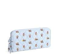 Vera Bradley Premium Cotton Continental Wallet, Portafoglio Donna, Ginocchia di Ape