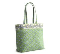 Vera Bradley Premium Cotton Original Zip Tote Bag Green Birds, taglia unica