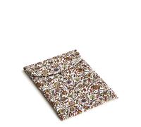 Vera Bradley Premium Cotton Small Envelope Tech Sleeve Marrakesh Vines Cream