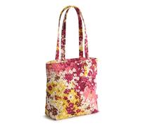Vera Bradley Premium Cotton Small Original Zip Tote Bag, Borsa Donna, Margherite Starstruck, Taglia Unica