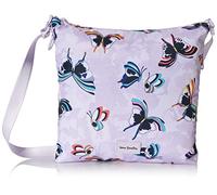 Vera Bradley Recycled Lighten Up Reactive Hipster Crossbody Purse, Tracolla Donna, Farfalle Lavanda, Einheitsgröße