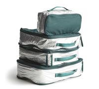 Vera Bradley Ripstop Poliestere Imballaggio Cube Set, Verde, Taglia unica