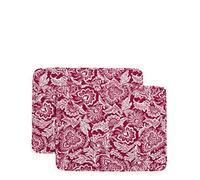 Vera Bradley Set di 2 tovagliette reversibili da donna, in cotone riciclato Java, taglia unica