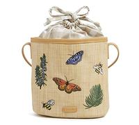 Vera Bradley Straw Crossbody Purse, Tracolla Donna, Nature Study, Neutro, Taglia Unica