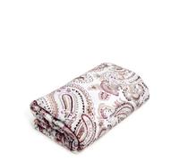 Vera Bradley Womens Oversized Fleece Plush Throw Blanket Sand Paisley FullQueen