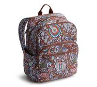 Vera Bradley Zaino grande Bancroft da donna - Premium Cotton Backpack (confezione da 1), Cannella Marrakech, One Size, Zaino grande Bancroft - Cotone Premium