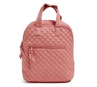 Vera Bradley Zaino Mini Totepack, Bookbag Donna, Terra Cotta Rose-Cotone Riciclato, Taglia Unica