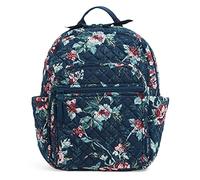 Vera Bradley Zaino piccolo in cotone da donna, Rose Toile - Cotone riciclato, Taglia unica