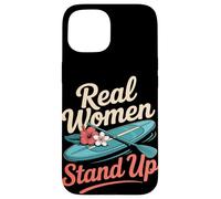 Vera Donna Stand Up Floreale Paddleboarding Custodia per iPhone 15