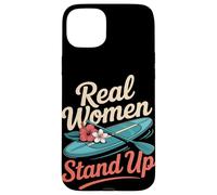 Vera Donna Stand Up Floreale Paddleboarding Custodia per iPhone 15 Plus