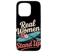 Vera Donna Stand Up Floreale Paddleboarding Custodia per iPhone 15 Pro