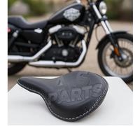 Vera pelle HARLEY WLA WLC VL UL EL WL KNUCKLEHEAD SOLO SEAT FLATHEAD NERO