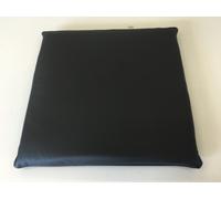 Vera Pelle Nero Cuscino per Sedia Edizione Schiuma Gel 45x45 CM Antiscivolo
