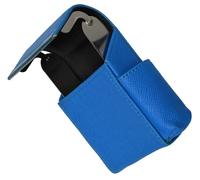 Vera Pelle Sigaretta Custodia Rigida Piccolo Accendino Supporto Nuovo