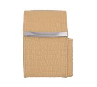 Vera Pelle Sigaretta Custodia Rigida Piccolo Accendino Supporto per Uomo Donna