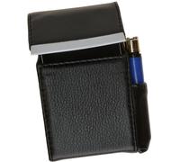 Vera Pelle Sigaretta Custodia Rigida Piccolo Accendino Supporto per Uomo Donna