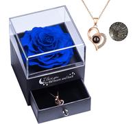 Vera Rosa Eterna Con Ti Amo Confezione Regalo Collana per San Valentino Festa De