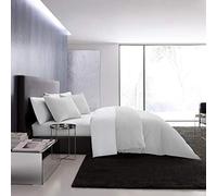 Vera Wang Biancheria da letto in cotone di lusso, include federe abbinate, grigio chiaro di luna, matrimoniale