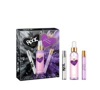 Vera Wang Princess + Rock Princess Body Mist e Eau de Toilette Spray (2) Set regalo da 3 pezzi Note di pesca Jasmine e fragranza delle donne alla van
