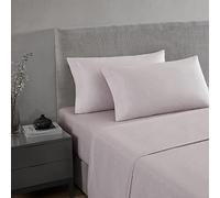 Vera Wang - Set di lenzuola per letto matrimoniale, in rasatello di cotone, 800 fili, morbido e liscio (occhielli rosa, Queen)
