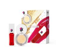 Overskin by Veralab Glow Vertigo, Kit Ombretto Illuminante Multiuso + Lucidalabbra Effetto 3D Gossip Gloss (Light Vertigo 02 Oro + Gossip Gloss 03 Spritz)