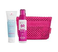 Veralab Kit Solari Protezione Completa, Parasole SPF50 100ml + Doposole 100ml + Pochette Mare - Kit Esclusiva Amazon