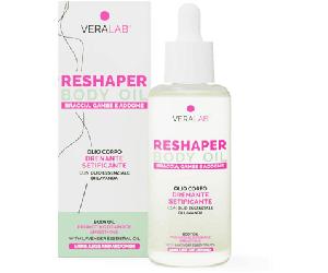 VeraLab Reshaper Olio Corpo Rassodante e Drenante 150ml per Gambe Braccia Addome