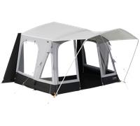Veranda gonfiabile dometic pop air tour 340 con tettoia per caravan eriba 3,4 metri