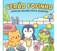 Verão Fofinho: Livro de Colorir Fofo e Divertido