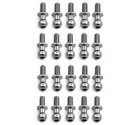VERAWE 20 pezzi Viti a testa a sfera esagonale in metallo per Tt01 Tt02 Sakura D5 1/10 argento