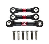 VERAWE 3 pz Asta di sterzo Servo per -02-02T TT02 TT02T 1/10 Pezzi di Aggiornamento Auto RC Accessori, Rosso