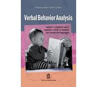 Verbal behavior analysis. Indurre e ampliare nuove capacità verba