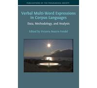 Verbal Multi-Word Expressions in Corpus Languages: Data, Methodology, and Analysis: 4