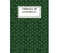 Verbali di Assemblea: Registro verbali di assemblea soci per associazioni | Libro con 120 pagine numerate, formato grande 21.59x29.69 cm