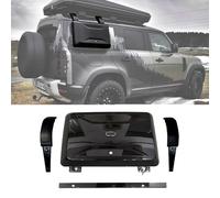 VERBANA Scatola portaoggetti laterale per Defender Cassetta degli attrezzi laterale montata all'esterno con serratura adatta per LR Defender 110 90 130 2020 2021 2022 2023 2024 Plastica ABS (nero)