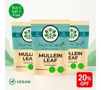 Verbasco Foglia Pillole 500mg Alto Forza Pulire Naturale Integratore Vegani