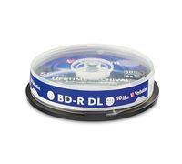 Verbatim MDISC BD-R DL 50 GB 10 pz (Verbatim M-Disc BD-R DL 6X 50GB Inkjet Printable 10 Pk Spind)