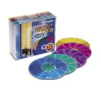 Verbatim 10PK Music CDR 80MIN 700MB Tutti (94394)