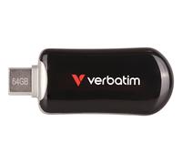 Verbatim - 30224 unità flash USB 64 GB USB tipo-C 3.2 Gen 1 (3.1 Gen 1) Nero - SPEDIZIONE GRATUITA