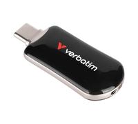 30225 VERBATIM PLECTRA USB-C FLASH DRIVE BLACK 128GB