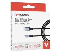 VERBATIM - 31843 - Verbatim - Cavo USB-A a USB-C_18W- 31843 - 120cm - VERB31843 - Conf. da 1 Pz. - 31843