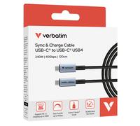 VERBATIM - 31847 - Verbatim - Cavo USB-C a USB-C_240W_40Gbps - 31847 - 120cm - VERB31847 - Conf. da 1 Pz. - 31847