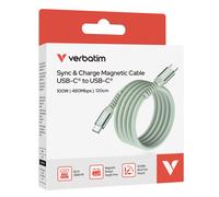 VERBATIM - 31855 - Verbatim - Cavo USB-C to USB-C 100W - Verde - 31855 - 120m - VERB31855 - Conf. da 1 Pz. - 31855