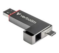 Verbatim 32042 Dual QuickStick Chiavetta USB Dettaglio 512 GB Argento USB-C® (