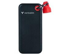 VERBATIM - 32192 - SSD Portatile Pocket USB 3.2 GEN 2 - 1 TB - Nero-Rosso -Verbatim - 32192 - VERB32192 - Conf. da 1 Pz. - 32192