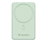 Verbatim 32226 power bank con ricarica wireless, 5V, 5000mAh, verde